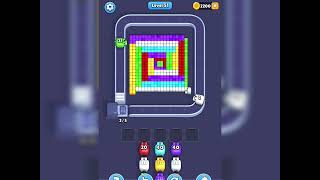 Pixel Flow Level 51 Walkthrough Solution 