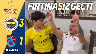 FANATİK FENERBAHÇELİLER FENERBAHÇE TRABZONSPOR DERBİSİNİ İZLERSE - FENERBAHÇE 3-1 TRABZONSPOR