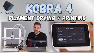 Anycubic - KOBRA 4: Filament Drying & Printing, at the same time