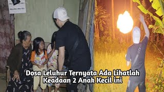 This grandmother is the only one left from the family of these two small children and Alhamdulill...