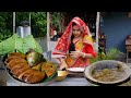 The secret of perfect traditional bengali khichuri  ilish machh bhaja  flavour of kitchen 