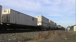 NS 2771 & 8434 Leads an Intermodal West, La Porte, IN