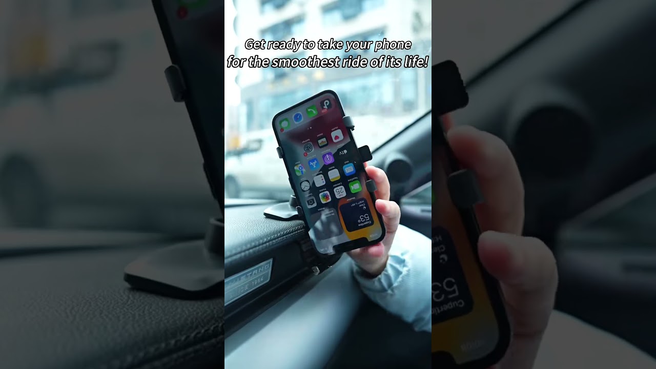 Adjustable Car Phone Mount for Hands-Free Driving 