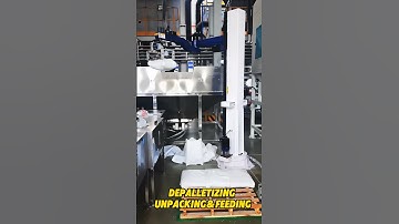 Depalletizing unpacking& feeding 😎 #palletizer #depalletizing #automation #robot#manufacturer