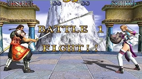 Sega Dreamcast Soul Calibur Gameplay Video (Demul Emulator)