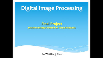 CSCI453&553 Midterm/Final Project: Distance Measure based on Visual Features