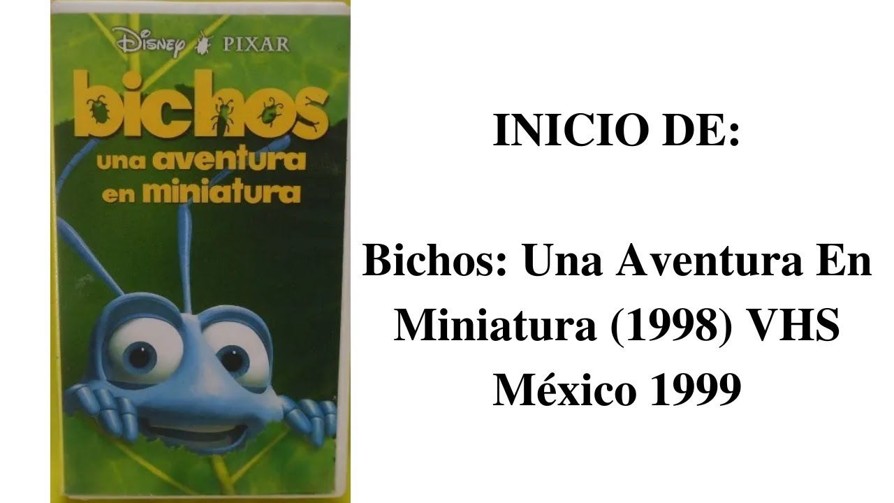 Inicio De Bichos: Una Aventura En Miniatura (1998) VHS México 1999