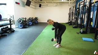 2DB Bent Over Alternating Row