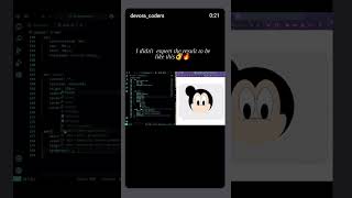 Drawing Mickey-mouse with coding -- I didn't expect the result to be like this 👌🔥