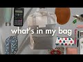 Whats in my bag  uni edition 