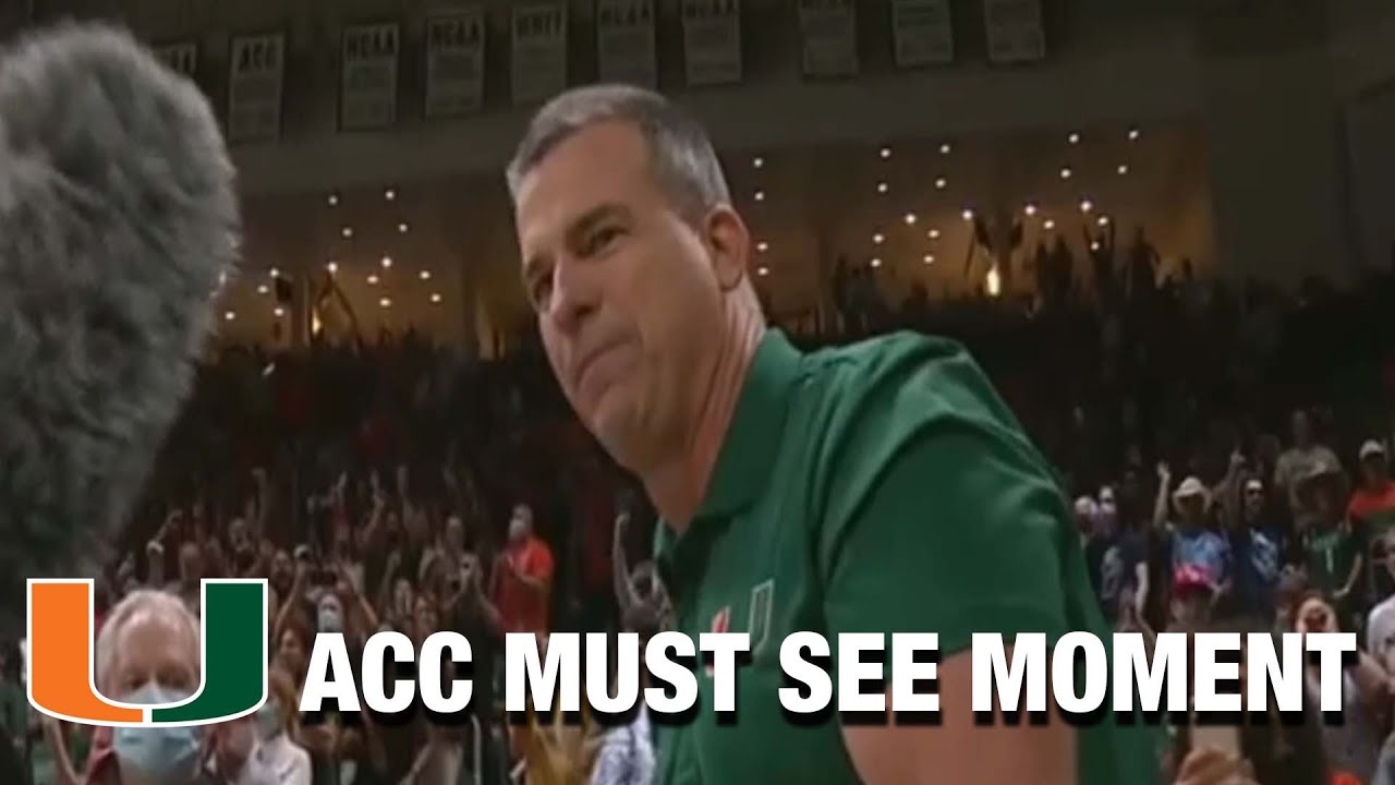 Miami's Mario Cristobal Fires Up The Hurricane Faithful | ACC Must See Moment