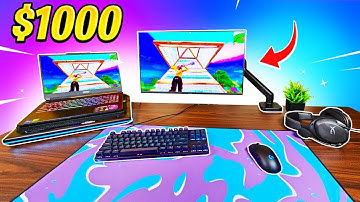 I Built The ULTIMATE $1000 Laptop Gaming Setup!