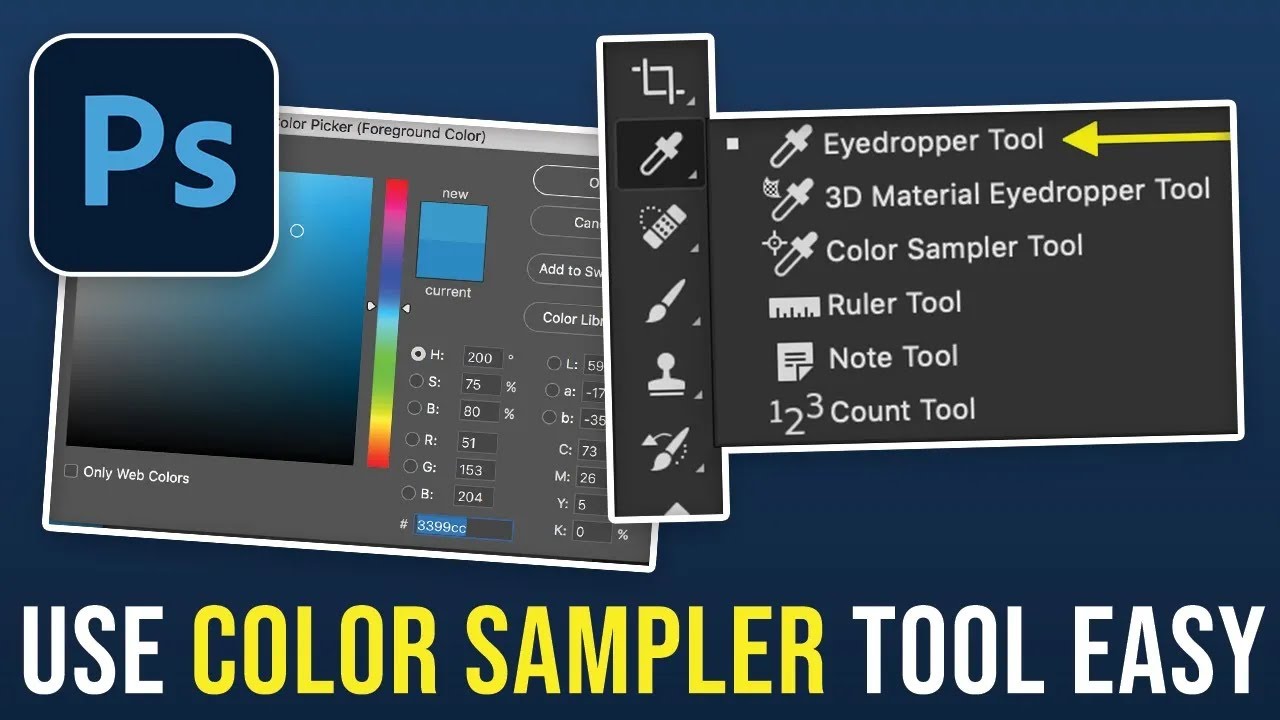 How To Use Color Sampler Tool In Photoshop 2023 YouTube How To Use Color Sampler Tool In Photoshop 2023 YouTube