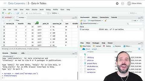 Loading & Viewing Data Tables In R