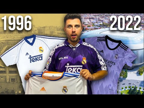 AM STRÂNS UN TRICOU CU REAL MADRID DIN FIECARE AN!! (1996-2022)