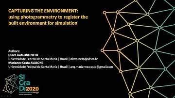 Capturing the Environment: using photogrammetry to register the built environment for simulation.