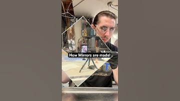 How Mirrors are Made - #mirror #howitsmade #glassart #jbarts #optics
