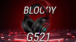 A4Tech BLOODY G521 обзор / Лучшие геймерские наушники BLOODY до 3000 рублей?