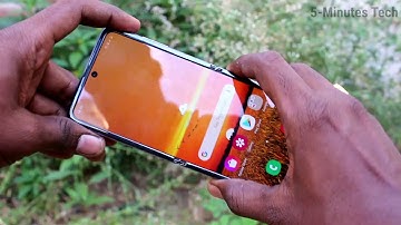 How to set alarm in Samsung Galaxy Z Flip