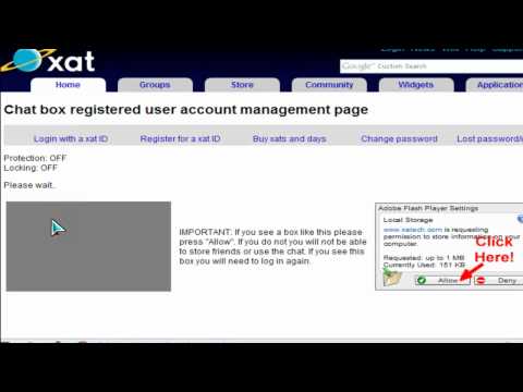 Login with a xat ID.mp4