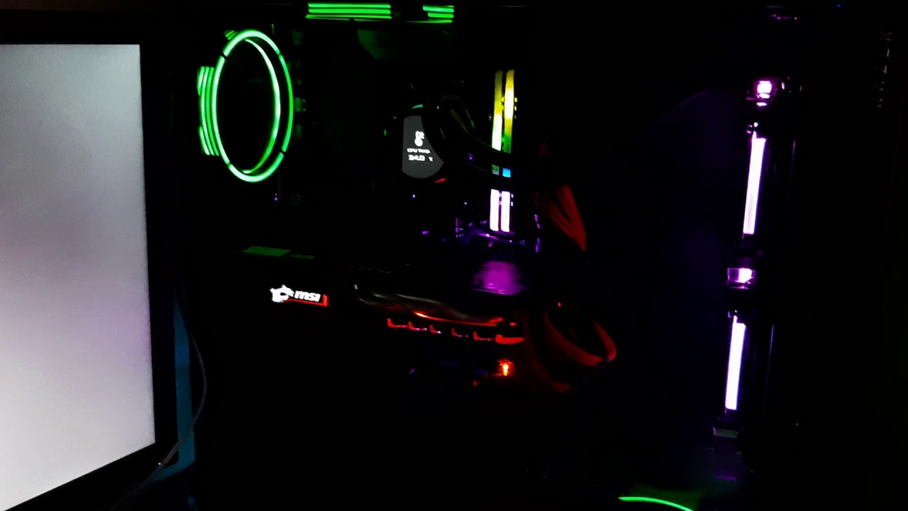 b350 strix with rog ryuo 240 ugrading my cryorig h7 quad lumi.next month buy rtx2060 or r5 3600 😂