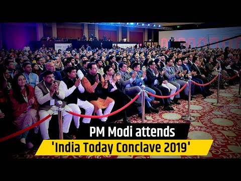 PM Modi attends 'India Today Conclave 2019'