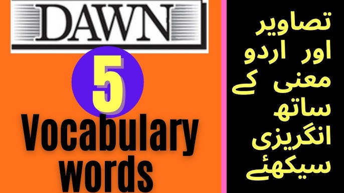 Daily DAWN News Vocabulary with Urdu Meaning (14 September 2021)