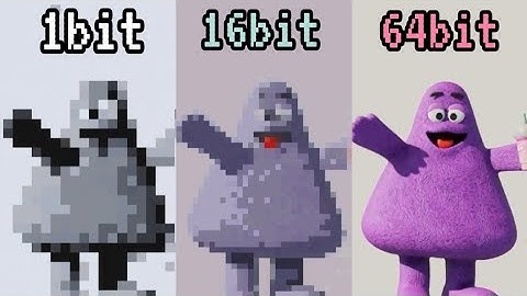 Grimace Shake Meme Different Bits