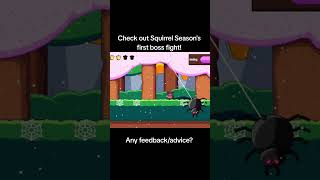 Webby Boss Fight Test - Squirrel Season #retrogaming #games #indiegame #boss #bossfight