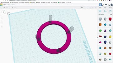 Part 1 TinkerCAD Speaker Cover