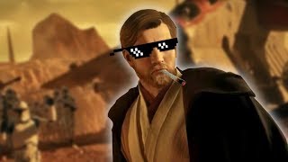 Star Wars Battlefront 2 Funny & Random Moments [FUNTAGE] #72 - Obi-Wan Kenobi Special!
