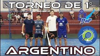 Torneo de 1°  4° de final Gonzalo vivas y Ramiro Funes VS Poroto Perez y Ezequiel Barros  AJPP