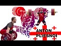 Anton Pliesnoi (GEO)- all attempts | 2021 European Weightlifting Championships Russia , MEN 96 kg