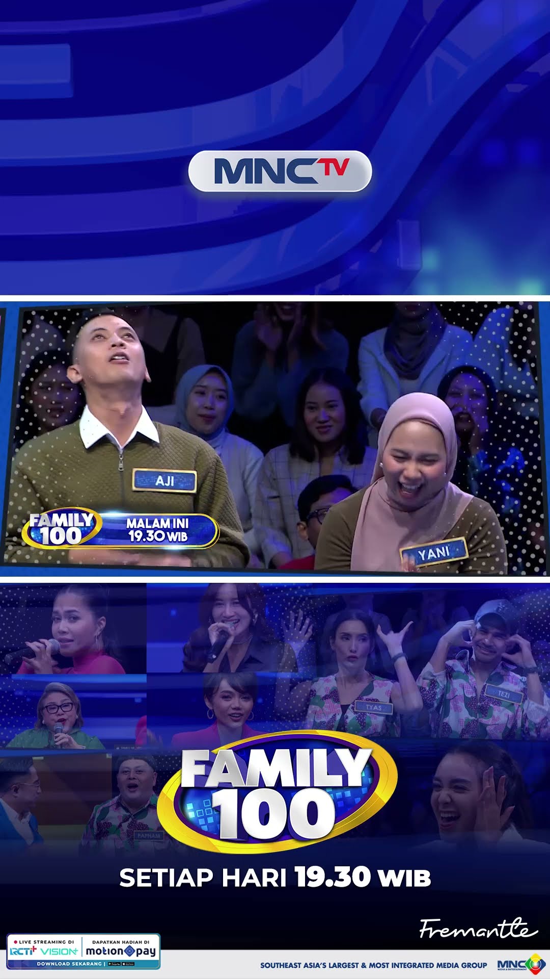 BENDA APA YANG DIPANJAT SAAT ANAK BELAJAR JALAN? JAWAB TOP SURVEINYA MALAM INI DI FAMILY 100 MNCTV