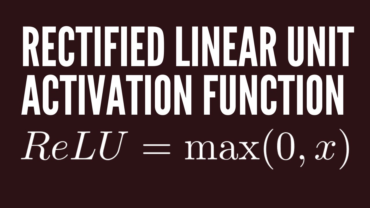 Rectified Linear Unit (ReLU) Activation Function