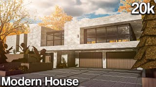 Bloxburg: 20k Modern Home | Roblox | Housebuild