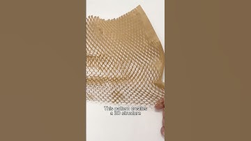 How to Pack a Glass Cup for Shipping via Honeycomb Packing Paper Wrap