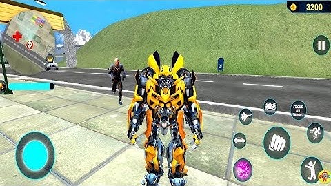 BumbleBee Multiple Transformation Jet Robot Car Game - Android Gameplay