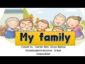 คลิปการสอนเรื่องmy family