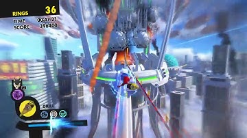 Sonic Forces (PS4): Stage 24 - Null Space Speedrun (00:59.13)