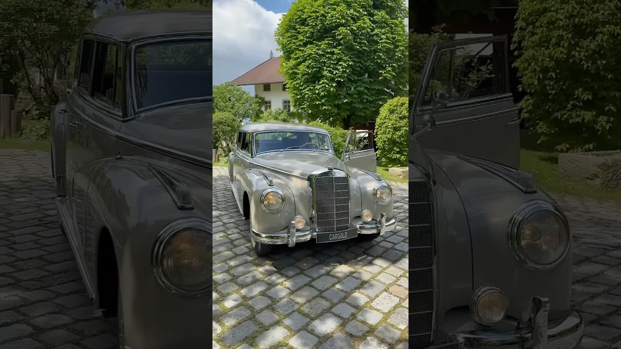 1957 Mercedes 300 Adenauer, the S-Class of the 50s #cargold #mercedes #benz #asmr #function #car