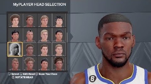 NBA 2K23 - Kevin Durant Face Creation Current Gen - How To Make Create