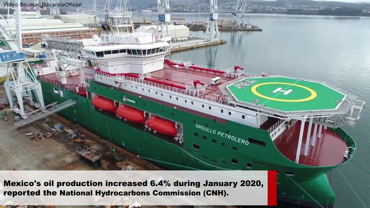 Mexico’s oil production increased 6.4 during January 2020. YouTube