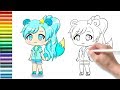How to draw my Gacha life character