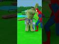 😅Hulk vs Spider Man Epic Fight! #Shorts#Marvel #Hulk