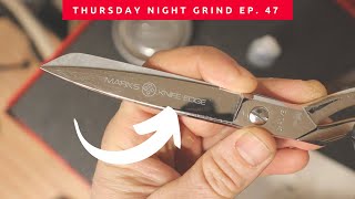 TNG Ep.47: How to Sharpen KNIFE EDGE SCISSORS
