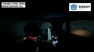 Godot: Pitch Black Underground 3d Environment #likeandsubscribe #gamedevelopment