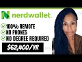 Nerdwallet is Hiring! High-Paying Entry-Level Job, No Phone Required! 💼🚀