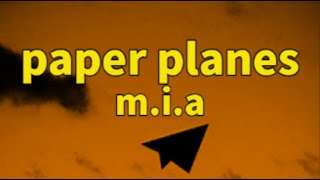 M.I.A - Paper Planes
Get ready to jam to the infectious beats of Paper Planes by M.I.A with this unofficial audio! The song is a classic hit that combines elements of hip hop, electronic music, and world music.
With its catchy melody and powerful lyrics, Paper Planes has become an anthem for many. The song is known for its unique and recognizable sound, which features gunshots and cash register sounds in the background.
This unofficial audio captures the energy and spirit of the original song, with its addictive hooks and beats. Whether youre a long-time fan of M.I.A or just discovering her music, Paper Planes is a track that you wont be able to resist dancing to.
So turn up the volume, and let the music take you on a journey of excitement and fun. And if you love this unofficial audio, dont forget to hit that like and subscribe button to stay updated with our latest uploads. We bring you the best music content, and your support helps us keep doing what we love.
#mia #paperplanes #tiktoksong #pop #paperplanesband M.I.A - Paper Planes