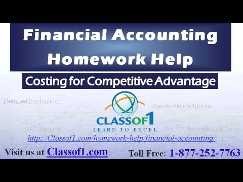 Financial accounting homework help